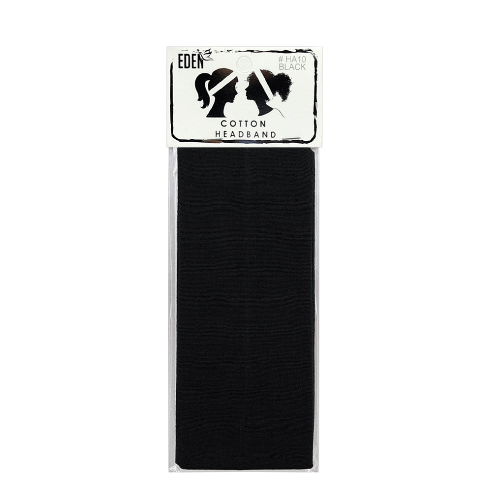 Eden Cotton Head Band - Black