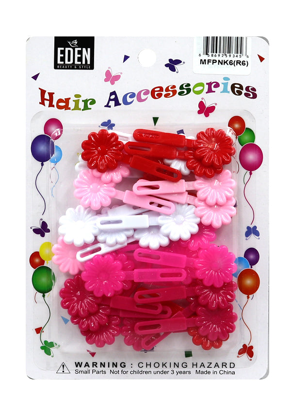 EDEN Mini Flower Barrette-pink