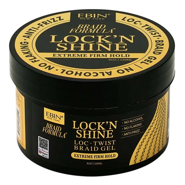 EBIN Braid Formula Lock'n Shine - Tenue extrême
