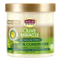 AFRICAN PRIDE Crème revitalisante sans rinçage Olive Miracle (425 ml)