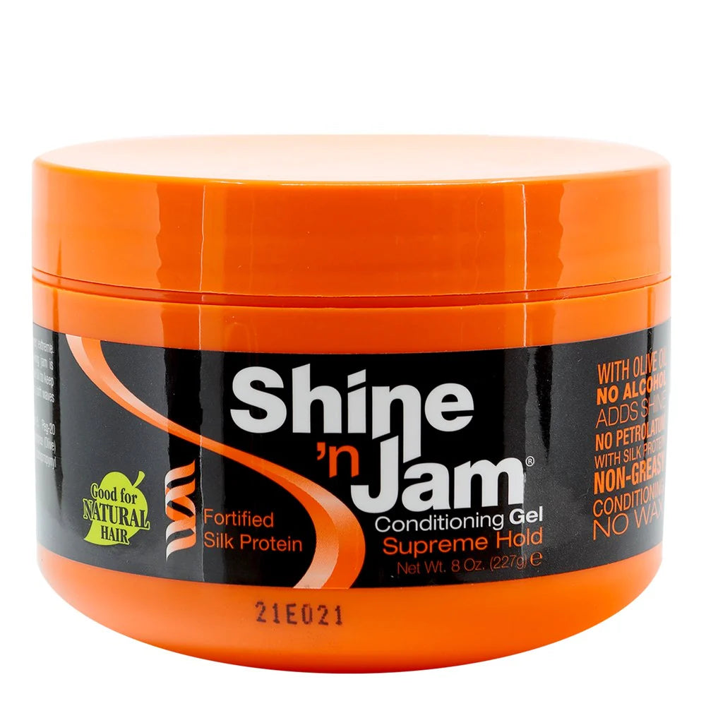 Gel revitalisant SHINE 'N JAM [Fixation suprême] (237 ml)