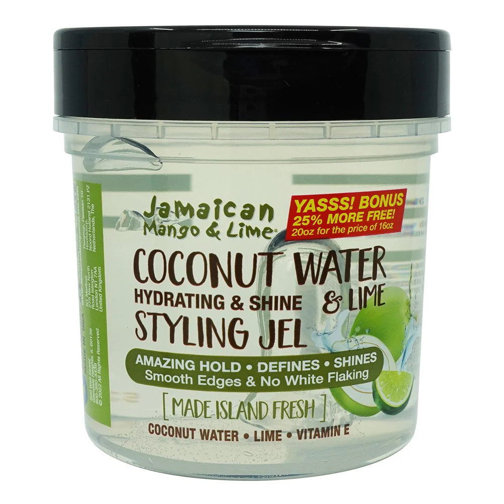 Gel coiffant à la mangue et au citron vert de Jamaïque (591 ml) - Eau de coco et citron vert