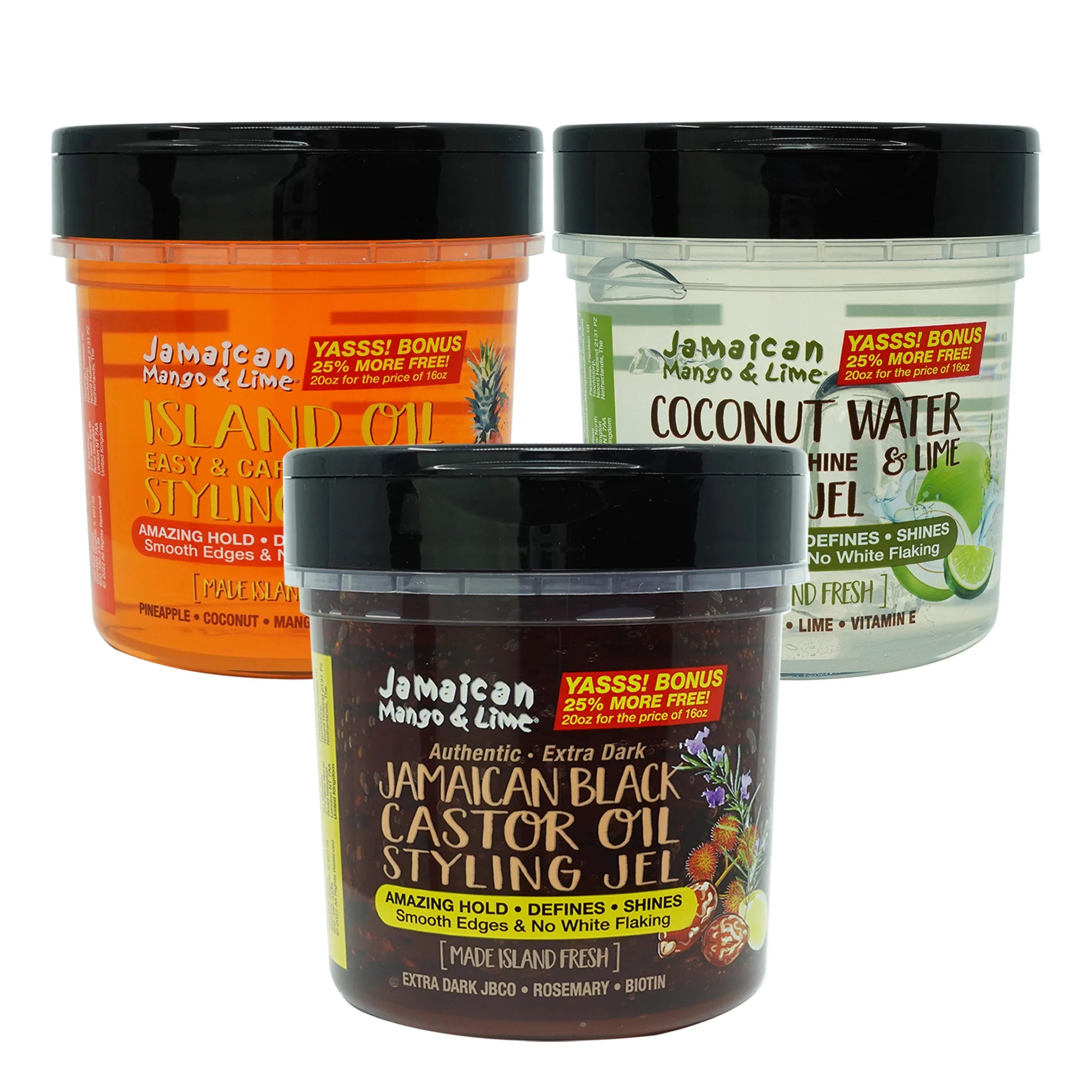 JAMAICAN MANGO & LIME Styling Gel (20oz) - Island Oil