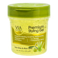 Gel coiffant premium VIA NATURAL (591 ml) - Olive et aloe vera