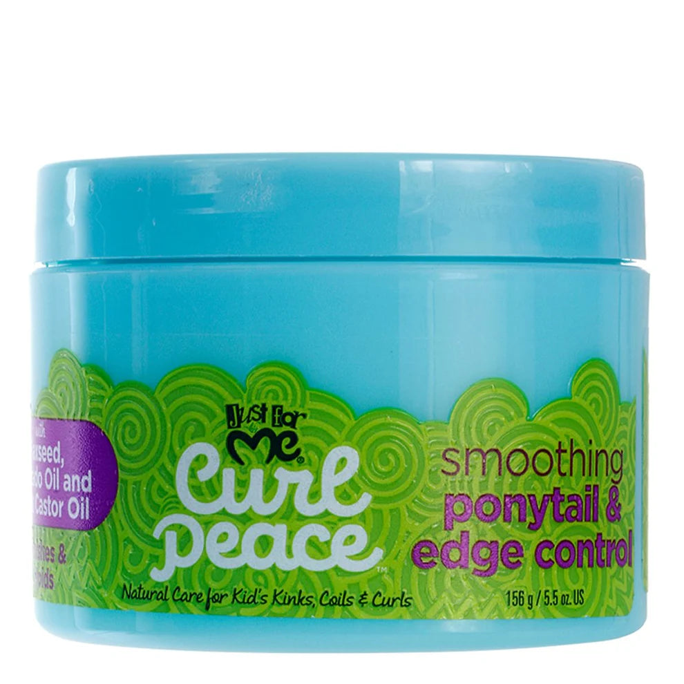 JUST FOR ME Curl Peace Crème lissante pour queue de cheval et contrôle des bords (156 g)