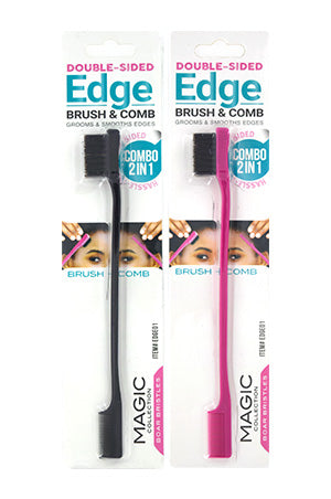 MAGIC COLLECTION Brosse et peigne double face pour cheveux (2-en-1)