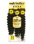 Janet Collection MELT Butter Natural Deep Wave 3PCS