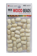 MAGIC GOLD Mix Wood Beads #02