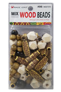 MAGIC GOLD Mix Wood Beads #06