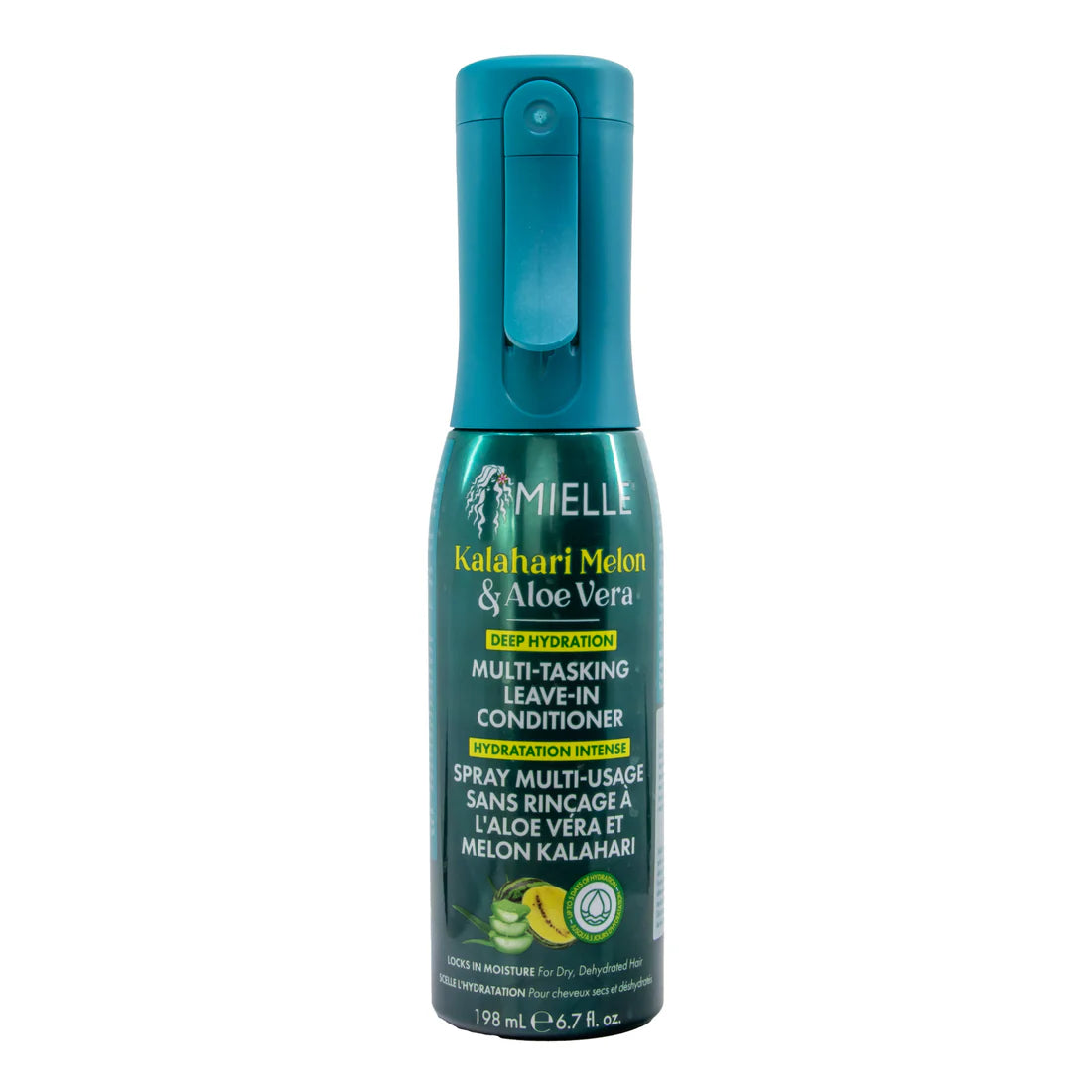 MIELLE Kalahari Melon & Aloe Vera MIELLE Kalahari Melon & Aloe Vera Après-shampooing sans rinçage hydratation intense multi-fonctions (190g)