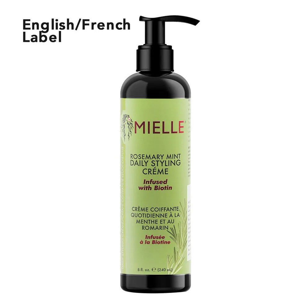 MIELLE Crème Coiffante Quotidienne Multivitaminée Romarin Menthe (236 ml)