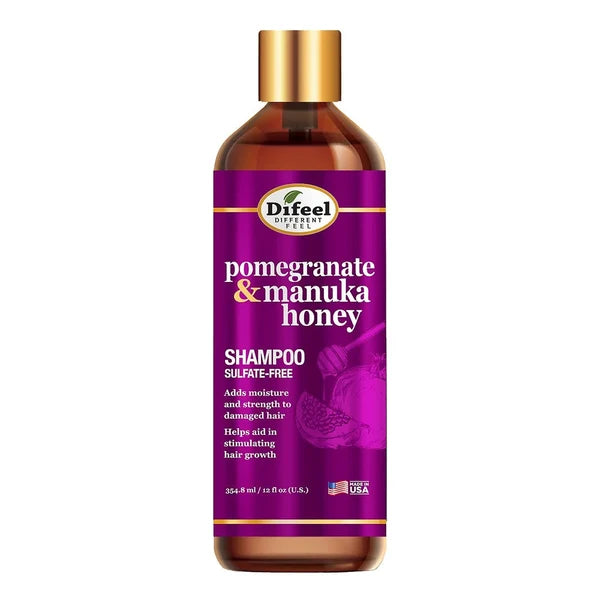 DIFEEL(Sunflower) Pomegranate & Manuka Honey Sulfate Free Shampoo (12oz / 33.8oz)