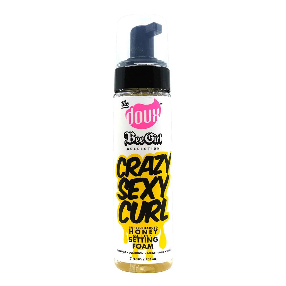 THE DOUX Bee Girl Crazy Sexy Curl Setting Foam - 3.4oz/7oz