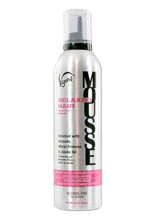 Vigorol Relaxed Hair Mousse (12oz) - Pink