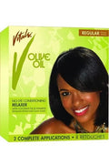 VITALE Olive Oil No Lye Relaxer Kit (2 Applications) - Regular / Super