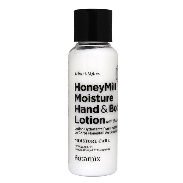 BOTAMIX HoneyMill Lait Hydratant Mains & Corps au Beurre de Karité (110 ml)