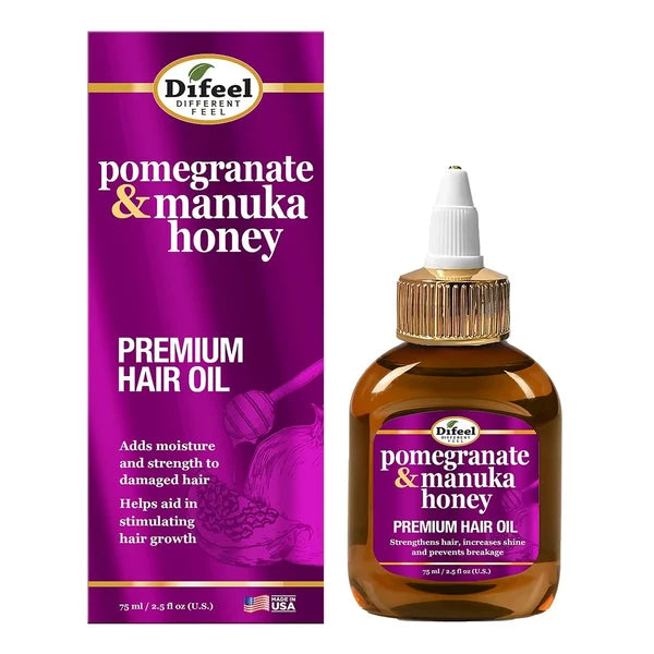 Huile capillaire Premium à la grenade et au miel de Manuka DIFEEL 
