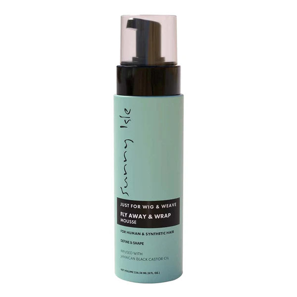 SUNNY ISLE Mousse coiffante Just For Wig & Weave contre les mèches rebelles (236 ml)