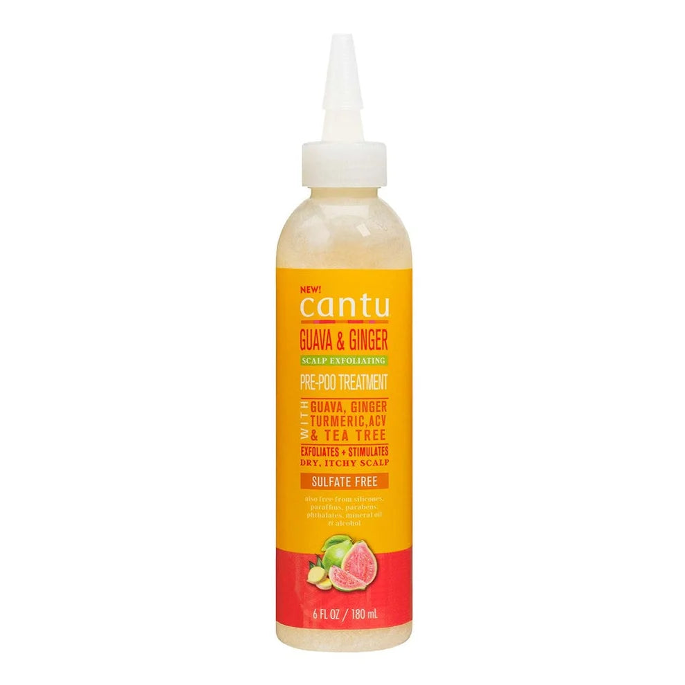 Soin Exfoliant Avant-Shampooing pour Cuir Chevelu Guave et Gingembre - Cantu (6oz / 177ml)
