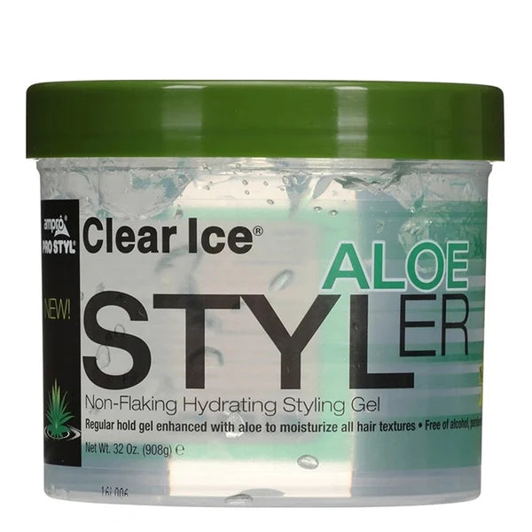 AMPRO Clear Ice - Aloe Styling Gel (32oz)