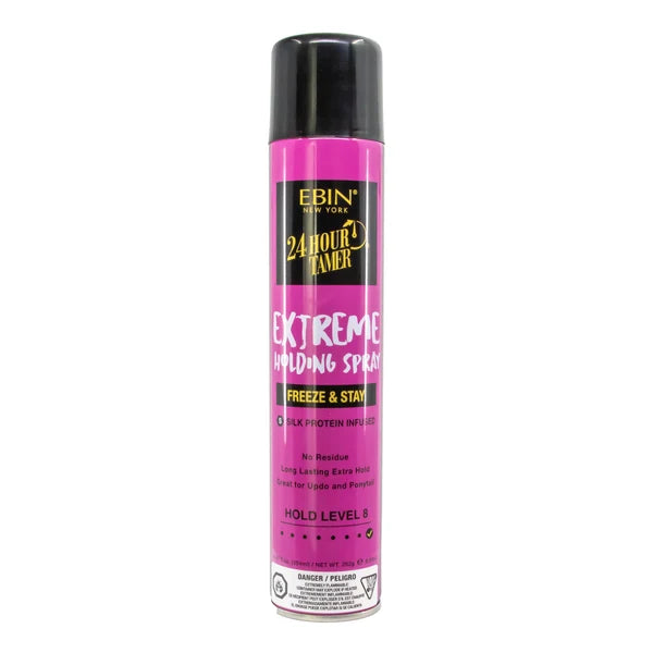 EBIN 24 Hour Tamer Extreme Holding Spray [Level 8 - Freeze & Stay] (11.97oz)