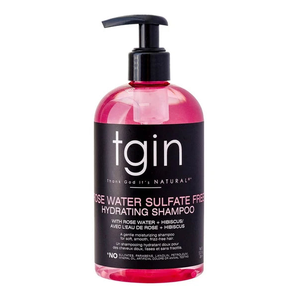 TGIN Shampoing Hydratant Sans Sulfate à l'Eau de Rose (384 ml)