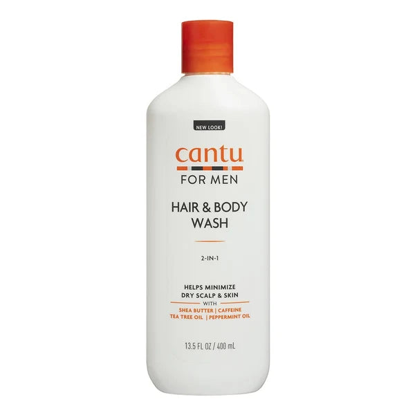 Nettoyant 2-en-1 pour cheveux et corps CANTU Men (13,5 oz)