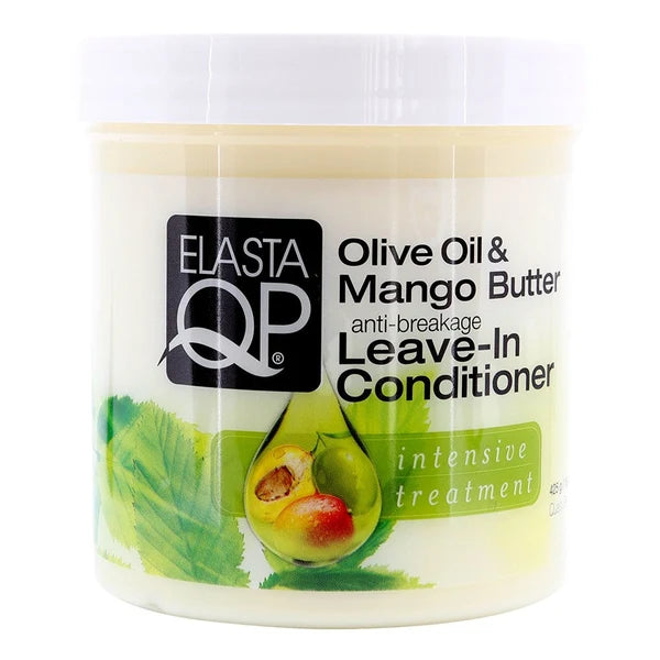 Revitalisant sans rinçage à l'huile d'olive et au beurre de mangue ELASTA QP (425 g)